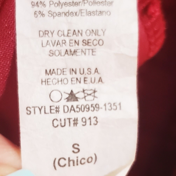 ee:some red velvet dress - size small - Picture 7 of 7